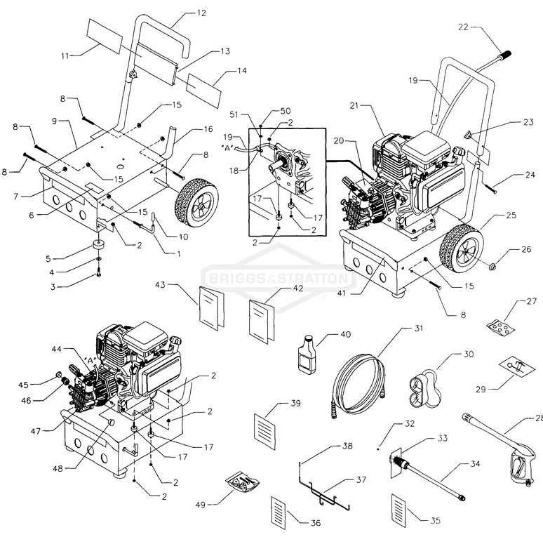 GENERAC 1331-0 parts breakdown